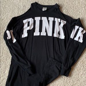 Victoria’s Secret Pink Shoulder Cut Out Shirt